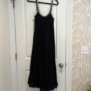Zara beaded black maxi